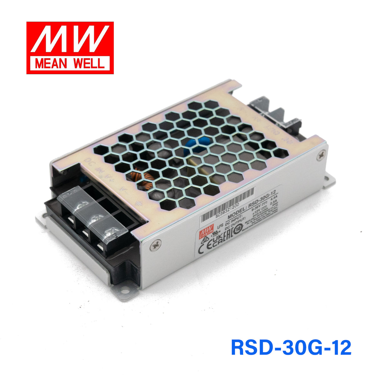 Mean Well RSD-30G-12 DC-DC Converter - 30W - 9~36V in 12V out 2.5A