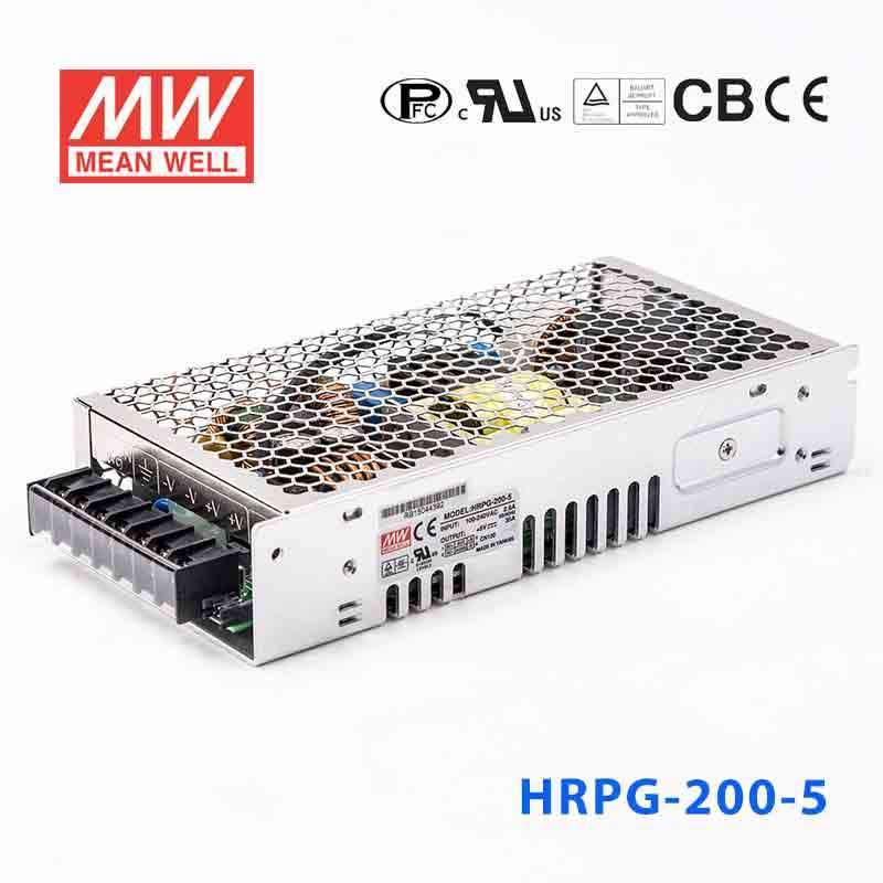Mean Well HRPG-200-5  Power Supply 175W 5V 35A