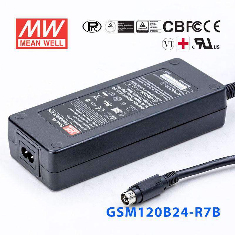 Mean Well GSM120B24-R7B Power Supply 120W 24V