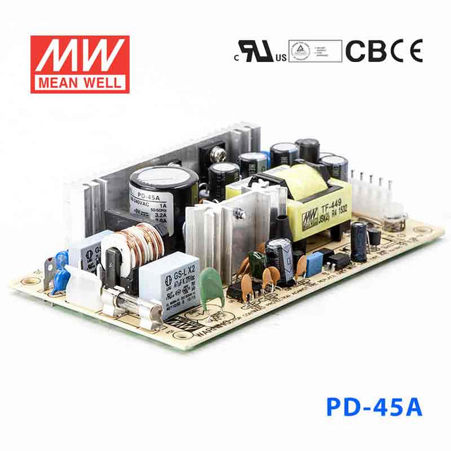 Mean Well PD-45A Power Supply 45W 5V 12V