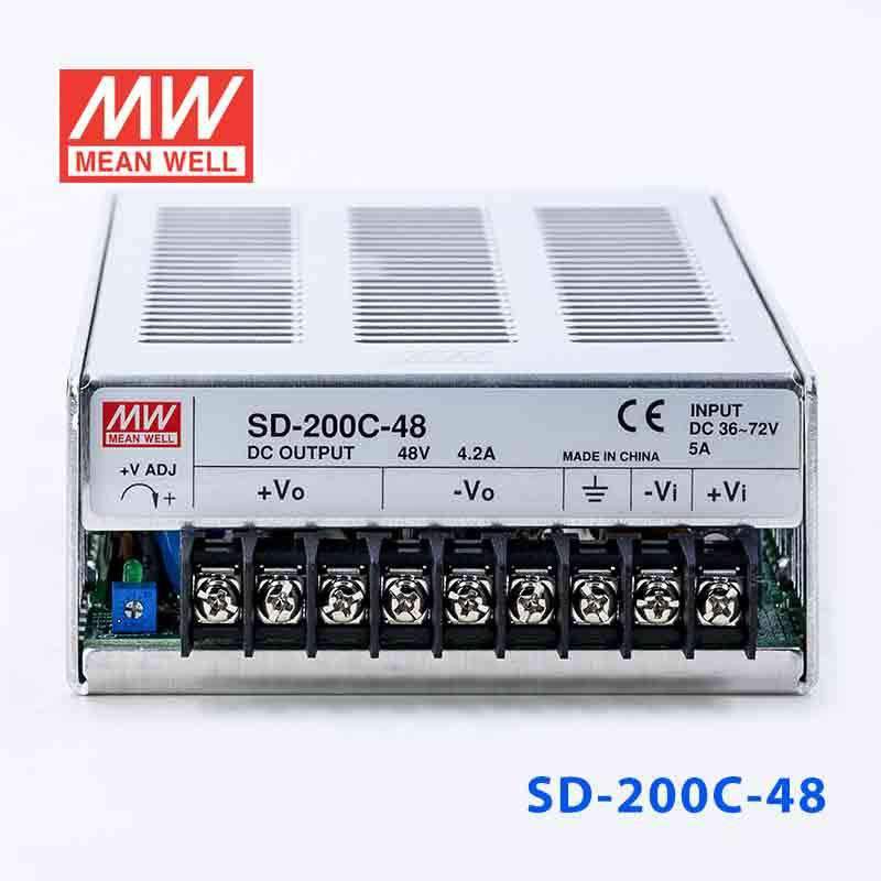 Mean Well SD-200C-48 DC-DC Converter - 200W - 36~72V in 48V out - PHOTO 2