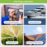 Boxco Q-Series 11.81 x 15.75 x 7.09 Inches(300 x 400 x 180mm) Plastic Enclosure, IP67, IK08, ABS, Transparent Cover, Plastic Hinge and Latch Type - PHOTO 7