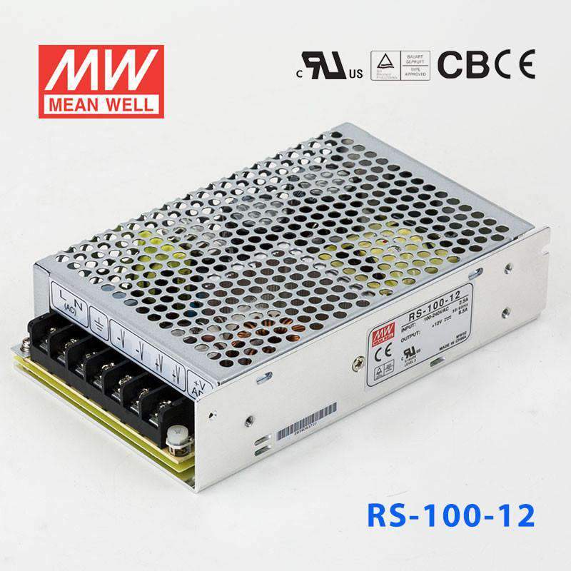 Mean Well RS-100-12 Power Supply 100W 12V