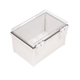 Boxco Q-Series 7.87 x 11.81 x 7.09 Inches(200 x 300 x 180mm) Plastic Enclosure, IP67, IK08, ABS, Transparent Cover, Plastic Hinge and Latch Type - PHOTO 1
