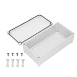 Boxco S-Series 7.48 x 14.96 x 5.12 Inches(190x380x130mm) Plastic Enclosure, IP67, IK08, PC, Transparent Cover, Screw Type - PHOTO 2