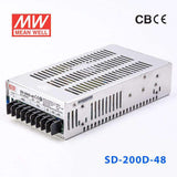 Mean Well SD-200D-48 DC-DC Converter - 201.6W - 72~144V in 48V out 4.2A