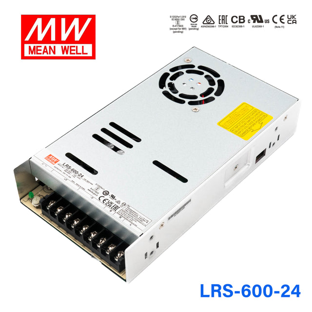 Mean Well LRS-600-24 Power Supply 600W 24V