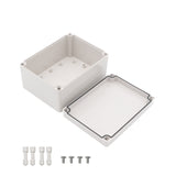 Boxco S-Series 5.91 x 7.87 x 3.94 Inches(150x200x100mm) Plastic Enclosure, IP67, IK08, ABS, Grey Cover, Screw Type - PHOTO 3