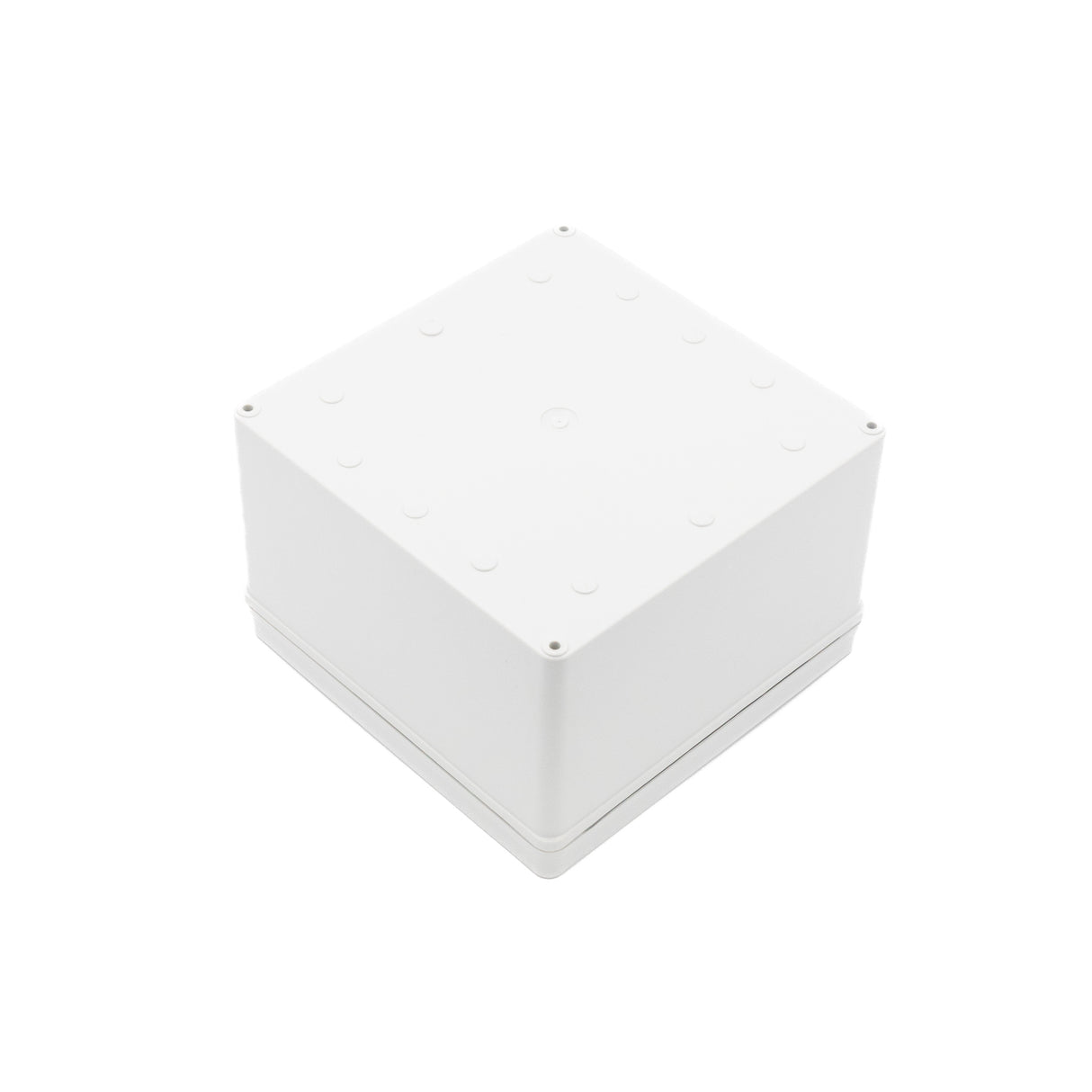 Boxco S-Series 7.87 x 7.87 x 5.12 Inches(200x200x130mm) Plastic Enclosure, IP67, IK08, PC, Grey Cover, Screw Type - PHOTO 2