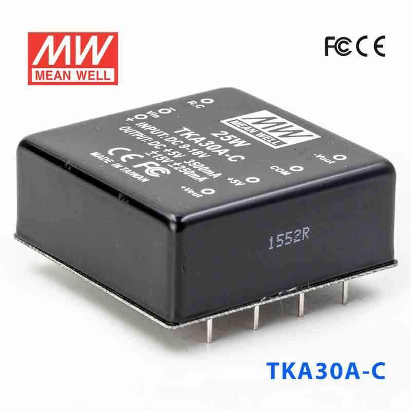 Mean Well TKA30A-C DC-DC Converter - 25W - 9~18V in 5V out