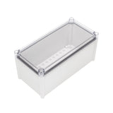Boxco S-Series 7.48 x 14.96 x 7.09 Inches(190x380x180mm) Plastic Enclosure, IP67, IK08, ABS, Transparent Cover, Screw Type - PHOTO 1