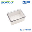 Boxco P-Series 6.30 x 8.27 x 3.94 Inches(160 x 210 x 100mm) Plastic Enclosure, IP67, IK08, ABS, Transparent Cover, Molded Hinge and Latch Type