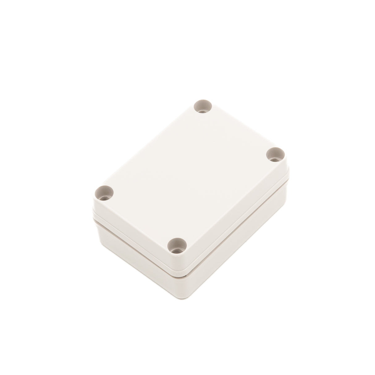 Boxco S-Series 3.15 x 4.33 x 1.77 Inches(80x110x45mm) Plastic Enclosure, IP67, IK08, ABS, Grey Cover, Screw Type - PHOTO 1