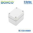 Boxco S-Series 1.97 x 2.56 x 1.77 Inches(50x65x45mm) Plastic Enclosure, IP67, IK08, PC, Grey Cover, Screw Type