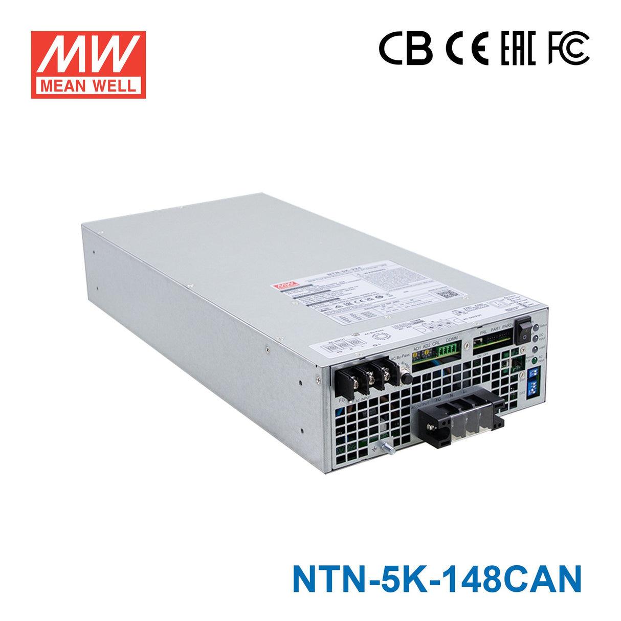 Mean Well NTN-5K-148CAN 5KW True Sine Wave Inverter with AC Charger/UPS, 48V In 110V Out