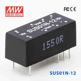 Mean Well SUS01N-12 DC-DC Converter - 1W - 21.6~26.4V in 12V out