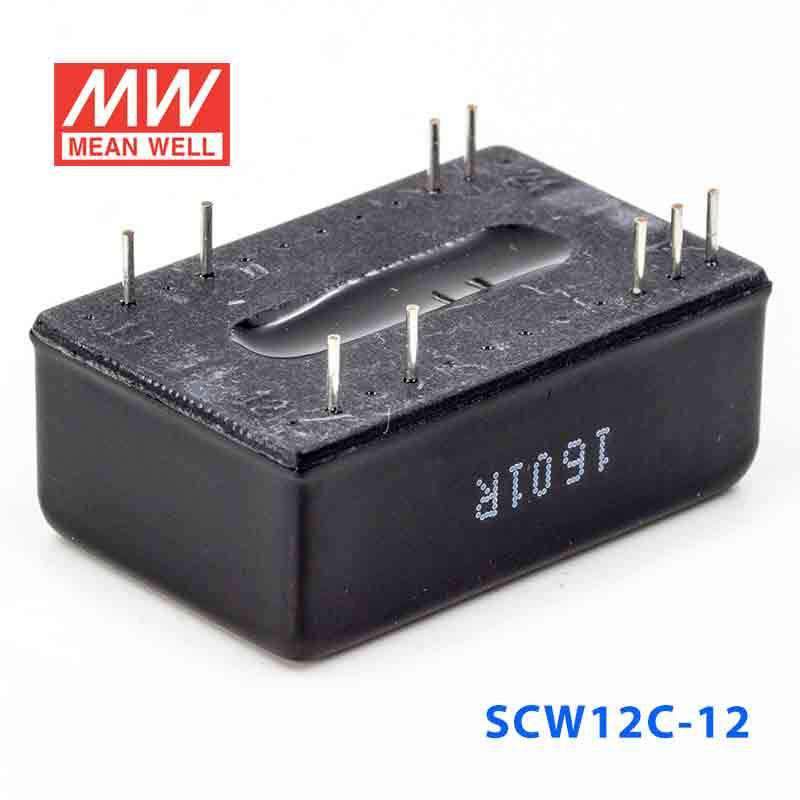 Mean Well SCW12C-12 DC-DC Converter - 12W 36~72V DC in 12V out - PHOTO 3