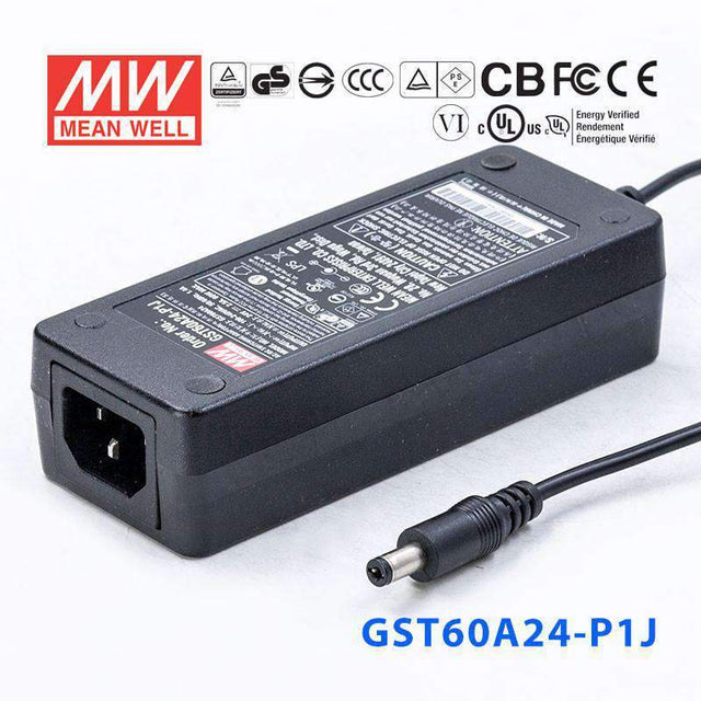Mean Well GST60A24-P1J Power Supply 60W 24V