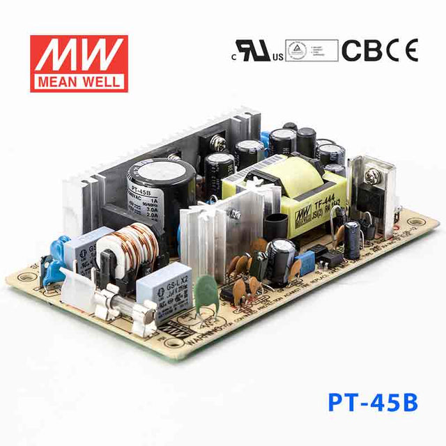 Mean Well PT-45B Power Supply 45W 5V 12V -12V