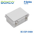Boxco P-Series 5.31 x 7.28 x 3.35 Inches(135 x 185 x 85mm) Plastic Enclosure, IP67, IK08, PC, Grey Cover, Molded Hinge and Latch Type