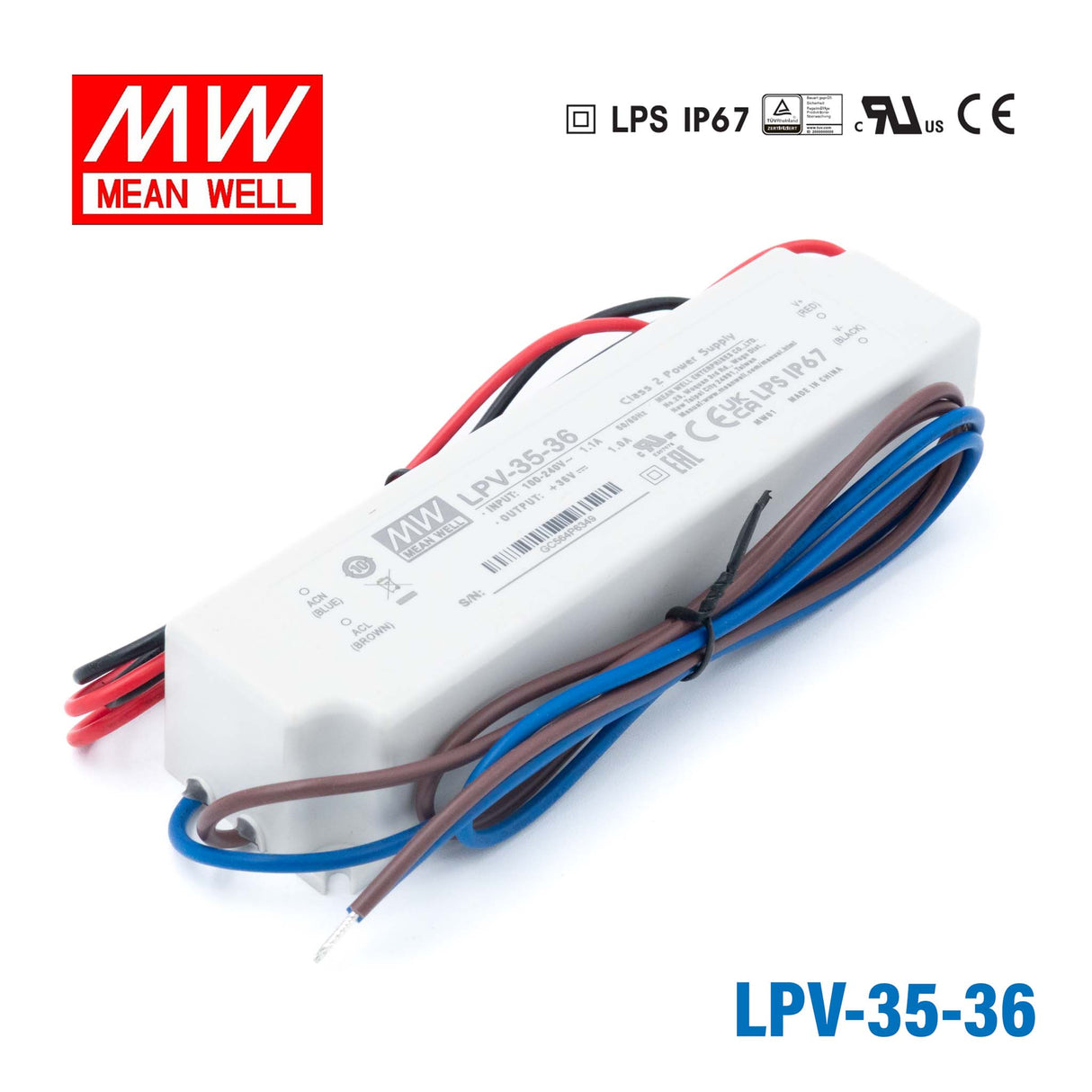 Mean Well LPV-35-36 Power Supply 35W 36V