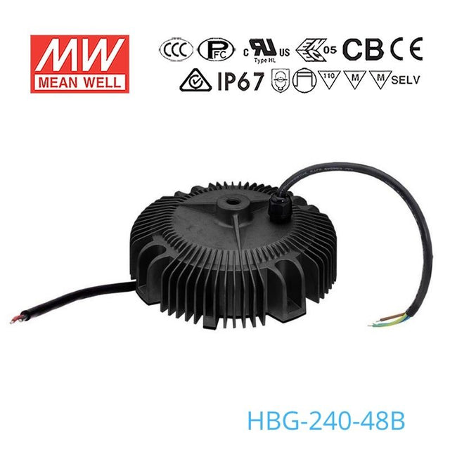Mean Well HBG-240-48B Power Supply 240W 48V - Dimmable 5A