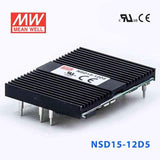 Mean Well NSD15-12D5 DC-DC Converter - 15W - 9.4~36V in ±5V out