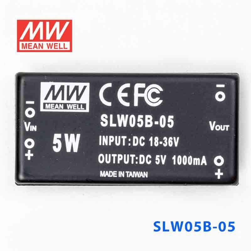 Mean Well SLW05B-05 DC-DC Converter - 5W - 18~36V in 5V out - PHOTO 2