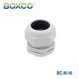 Boxco Plastic Cable Gland 0.16~0.31 Inches(4~8mm) Cable Range BC-M-16