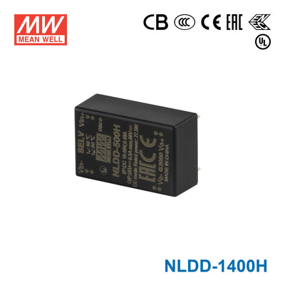 Mean Well NLDD-1400H DC/DC LED Driver CC 1400mA - Step-down