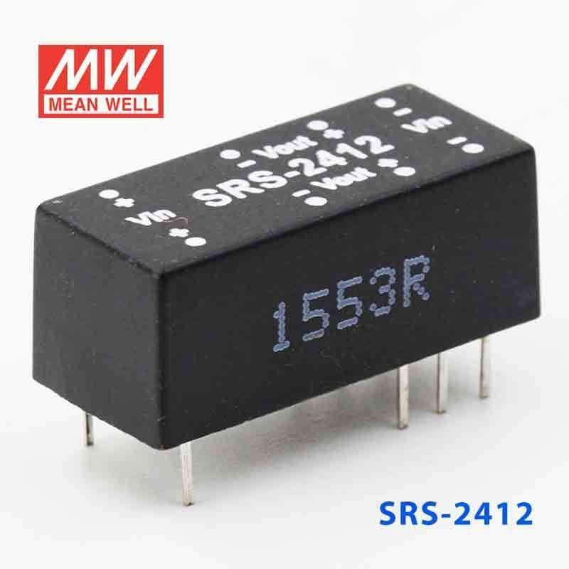 Mean Well SRS-2412 DC-DC Converter - 0.5W - 21.6~26.4V in 12V out