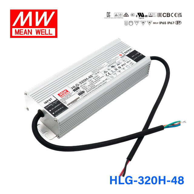 Mean Well HLG-320H-48 Power Supply 320W 48V
