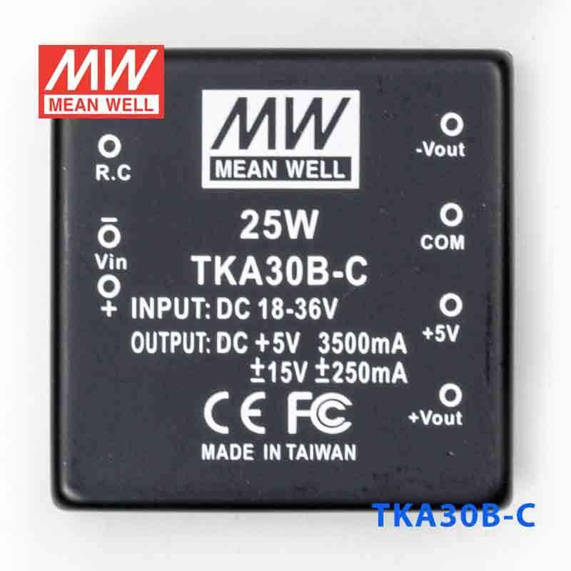 Mean Well TKA30B-C DC-DC Converter - 25W - 18~36V in ±12V out - PHOTO 2