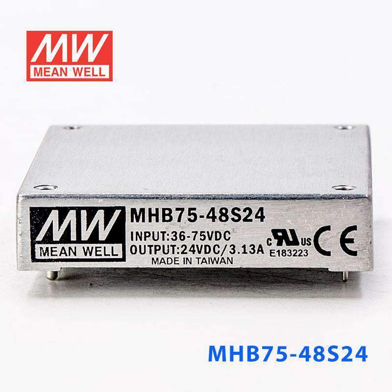 Mean Well MHB75-48S24 DC-DC Converter - 75W - 36~72V in 24V out - PHOTO 2