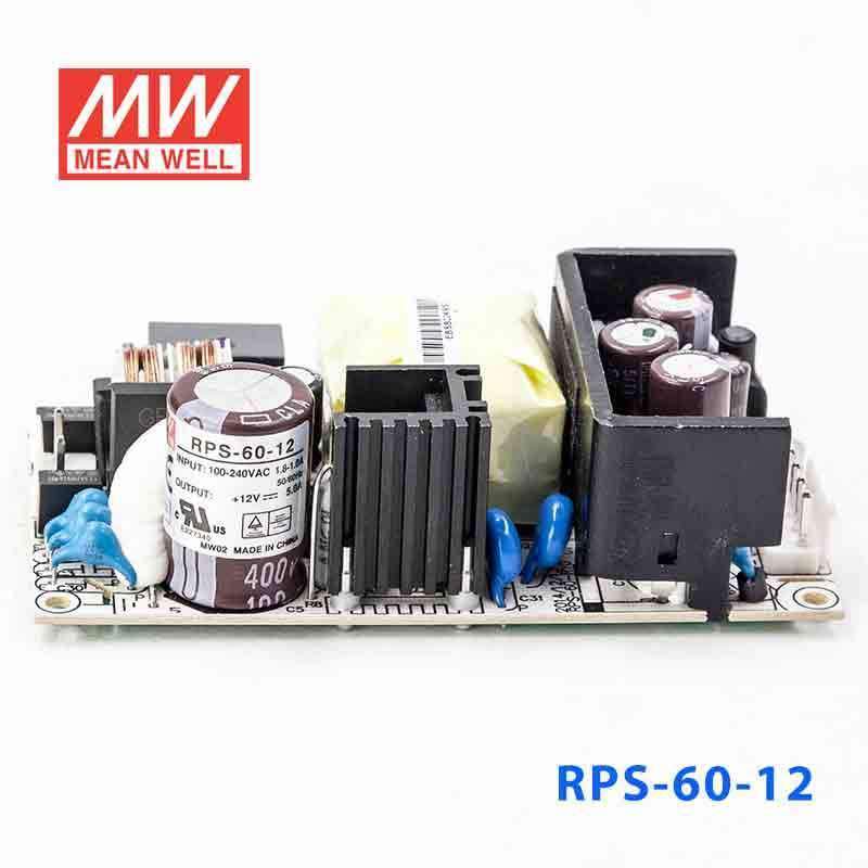 Mean Well RPS-60-12 Green Power Supply W 12V 5A - Medical Power Supply - PHOTO 2