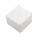 Boxco S-Series 5.91 x 5.91 x 3.94 Inches(150x150x100mm) Plastic Enclosure, IP67, IK08, PC, Grey Cover, Screw Type - PHOTO 1