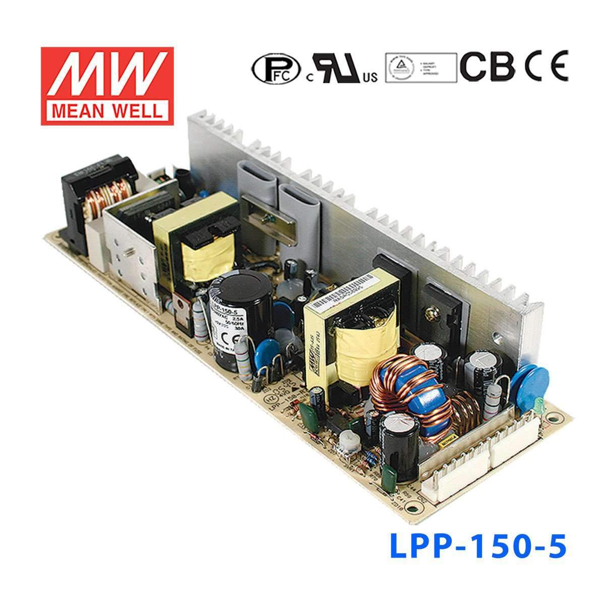 Mean Well LPP-150-5 Power Supply 150W 5V