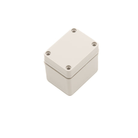 Boxco S-Series 1.97 x 2.56 x 2.17 Inches(50x65x55mm) Plastic Enclosure, IP67, IK08, ABS, Grey Cover, Screw Type - PHOTO 1