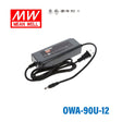 Mean Well OWA-90U-12 Power Supply Moistureproof 90W 12V