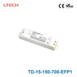 LTECH TD-15-150-700-EFP1 15W 150mA ~ 700mA CC Triac LED Driver - Selectable Output