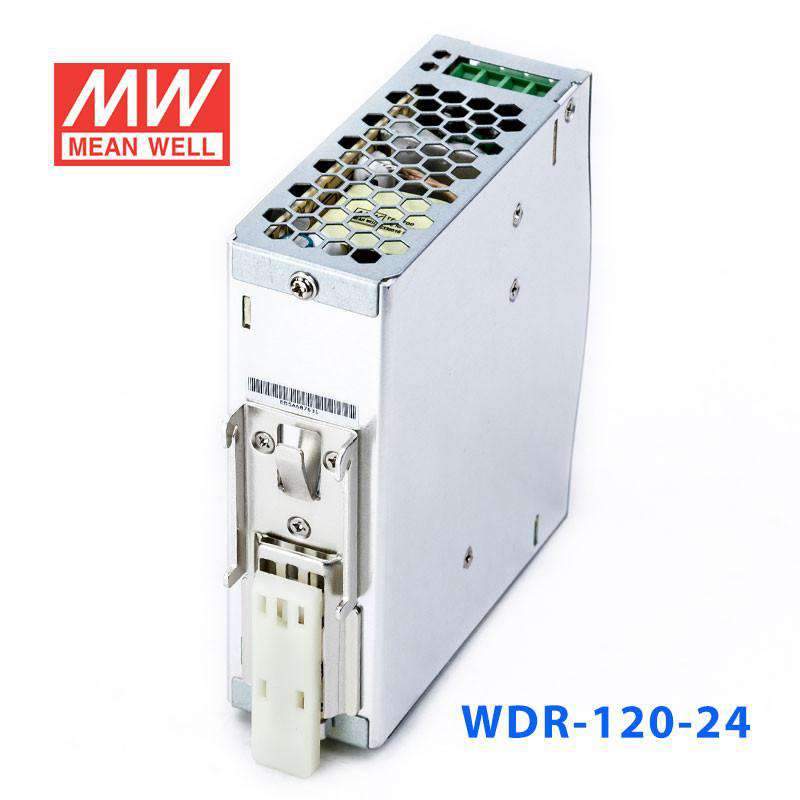 Mean Well WDR-120-24 Single Output Industrial Power Supply 120W 24V - DIN Rail - PHOTO 3