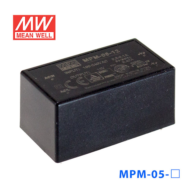 Mean Well MPM-05-15 Power Supply 5W 15V