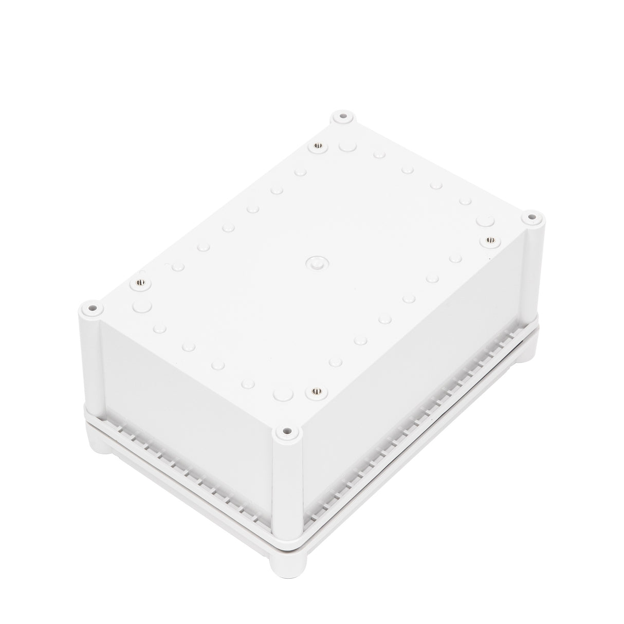 Boxco S-Series 7.48 x 11.02 x 5.12 Inches(190x280x130mm) Plastic Enclosure, IP67, IK08, PC, Grey Cover, Screw Type - PHOTO 3