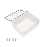 Boxco P-Series 11.81 x 15.75 x 7.09 Inches(300 x 400 x 180mm) Plastic Enclosure, IP67, IK08, ABS, Transparent Cover, Molded Hinge and Latch Type - PHOTO 3