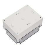 Boxco S-Series 4.92 x 6.89 x 3.94 Inches(125x175x100mm) Plastic Enclosure, IP67, IK08, PC, Transparent Cover, Screw Type - PHOTO 2
