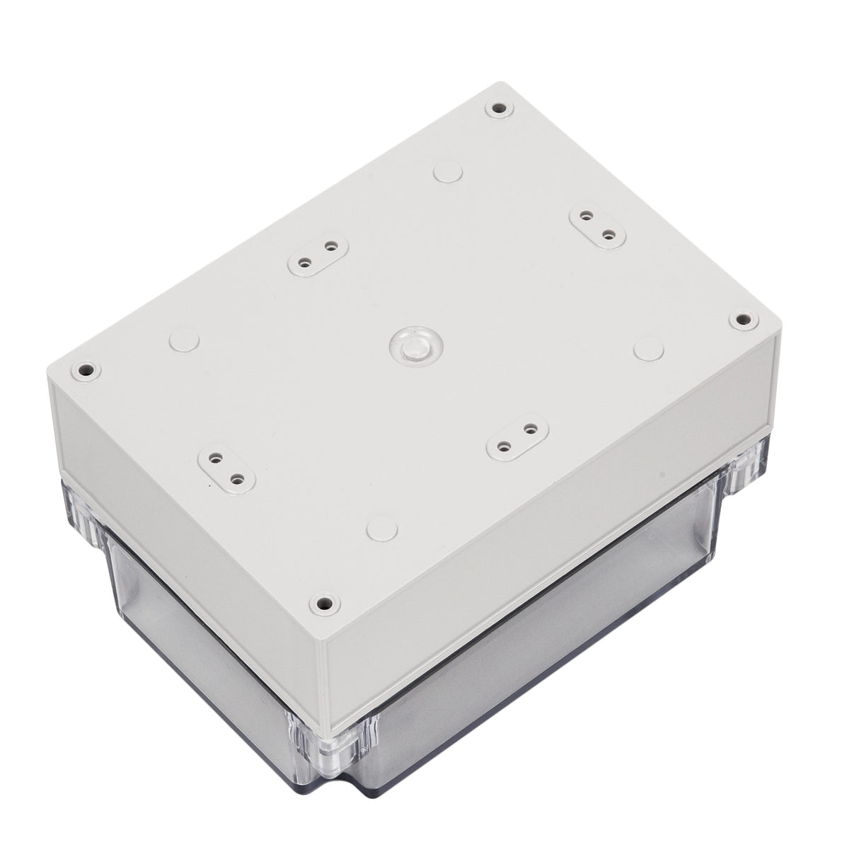 Boxco S-Series 4.92 x 6.89 x 3.94 Inches(125x175x100mm) Plastic Enclosure, IP67, IK08, ABS, Transparent Cover, Screw Type - PHOTO 2