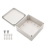 Boxco S-Series 7.87 x 7.87 x 3.94 Inches(200x200x100mm) Plastic Enclosure, IP67, IK08, PC, Grey Cover, Screw Type - PHOTO 2