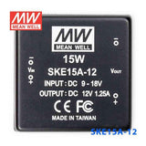Mean Well SKE15A-12 DC-DC Converter - 15W - 9~18V in 12V out 1.25A - PHOTO 2