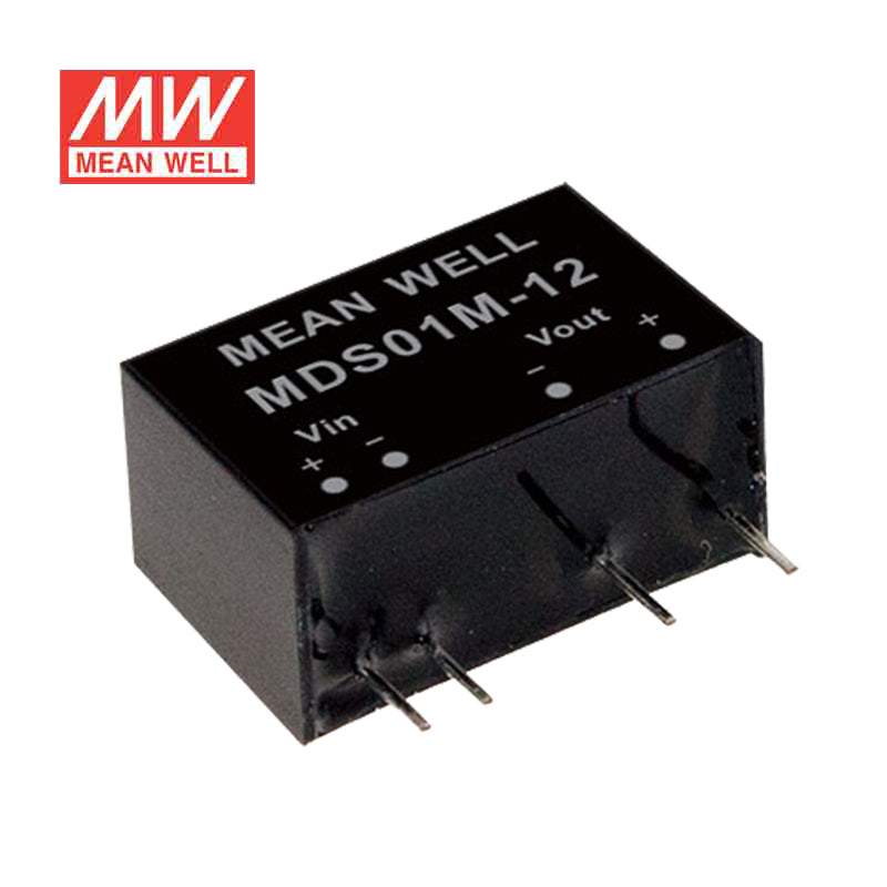 Mean Well MDS01N-12 DC-DC Converter - 1W - 21.6~26.4V in 12V out