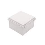 Boxco Q-Series 8.27 x 8.27 x 5.12 Inches(210 x 210 x 130mm) Plastic Enclosure, IP67, IK08, ABS, Grey Cover, Hinge Type with Plate - PHOTO 7